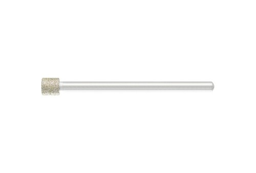 5 x Diamentowa ściernica trzpieniowa cylindryczna Ø5,0 mm, trzpień Ø3 mm D181  do szlifowania otworów/łuków 1