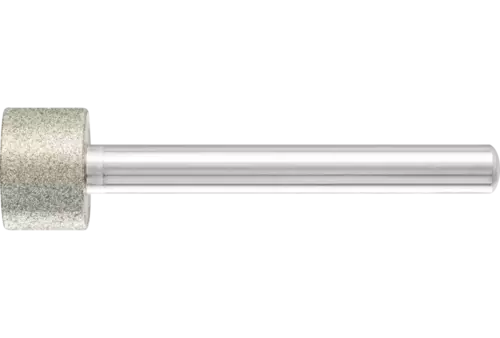 Diamentowa ściernica trzpieniowa cylindryczna Ø15 mm, trzpień Ø6 mm D126 (średnia) do szlifowania otworów/łuków 1