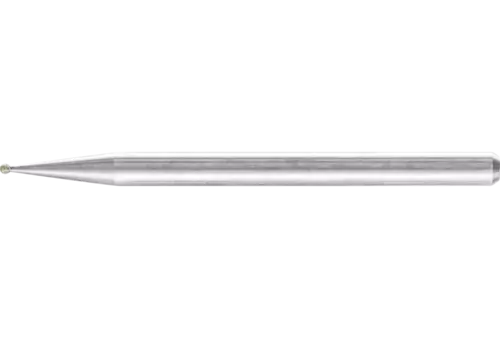 Diamentowa ściernica stożkowa Ø 1,0 mm, trzpień Ø 3 mm D91 (drobna) do grawerowania i usuwania gratów 1