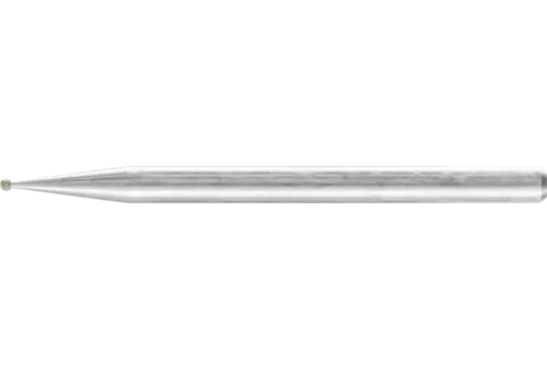Diamentowa ściernica stożkowa Ø 1,0 mm, trzpień Ø 3 mm D126 (średnia) do grawerowania i usuwania gratów 1