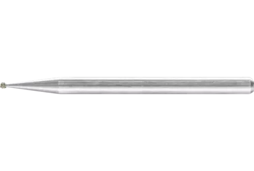 Diamentowa ściernica stożkowa Ø 1,0 mm, trzpień Ø 3 mm D181 (zgrubna) do grawerowania i usuwania gratów 1