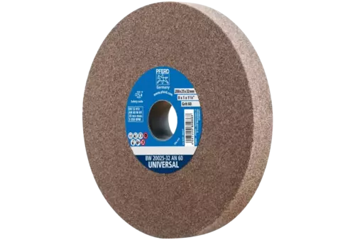 Kamień szlifierski Ø 200 × 25 mm otwór Ø 32 mm A60 do uniwersalnych prac szlifierskich 1