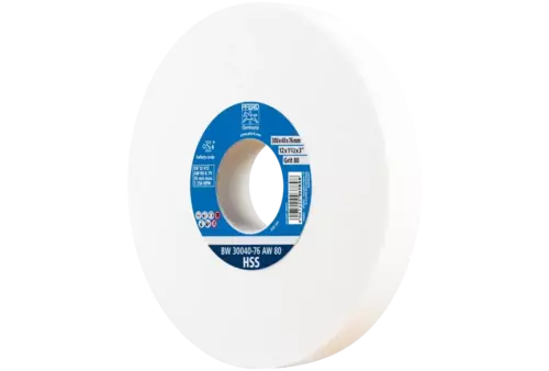 Kamień szlifierski Ø 300 × 40 mm otwór Ø 76 mm A80 do ostrzenia wierteł ze stali szybkotnącej HSS 1