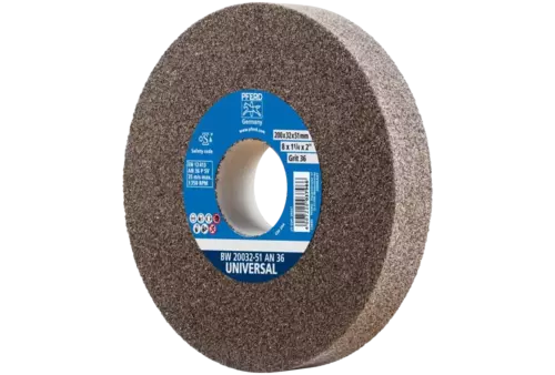 Kamień szlifierski Ø 200 × 32 mm otwór Ø 51 mm A36 do uniwersalnych prac szlifierskich 1
