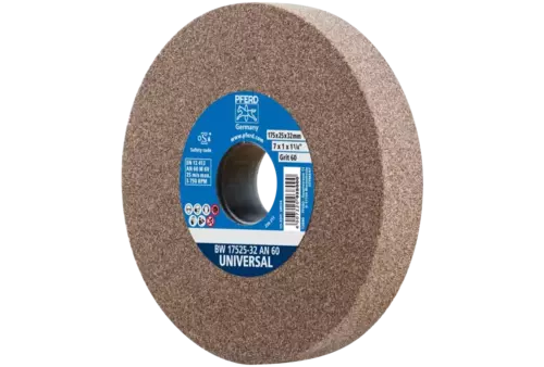 Kamień szlifierski Ø 175 × 25 mm otwór Ø 32 mm A60 do uniwersalnych prac szlifierskich 1