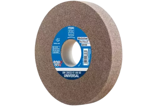 Kamień szlifierski Ø 200 × 32 mm otwór Ø 51 mm A60 do uniwersalnych prac szlifierskich 1