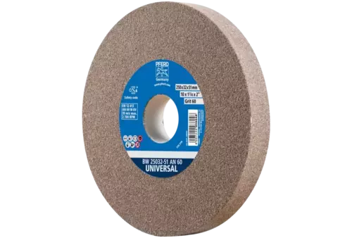 Kamień szlifierski Ø 250 × 32 mm otwór Ø 51 mm A60 do uniwersalnych prac szlifierskich 1