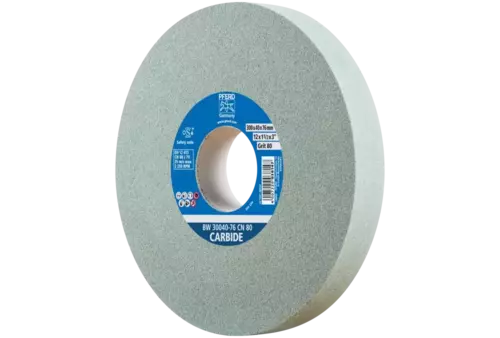 Kamień szlifierski Ø 300 × 40 mm otwór Ø 76 mm SiC80 do materiałów twardych, np. stopów twardych 1