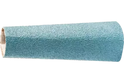 Opaska ścierna cyrkon GSB stożkowa Ø14-21 × 63 mm Z60 do szlifu zgrubnego na stali 1
