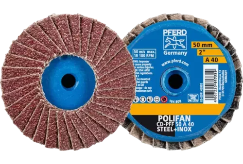 COMBIDISC Mini-POLIFAN Korund CD Ø 50 mm A40 do zastosowań uniwersalnych 1