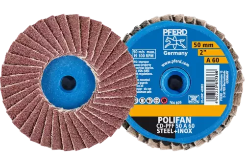 COMBIDISC Mini-POLIFAN Korund CD Ø 50 mm A60 do zastosowań uniwersalnych 1