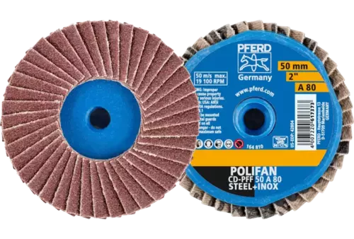 COMBIDISC Mini-POLIFAN Korund CD Ø 50 mm A80 do zastosowań uniwersalnych 1