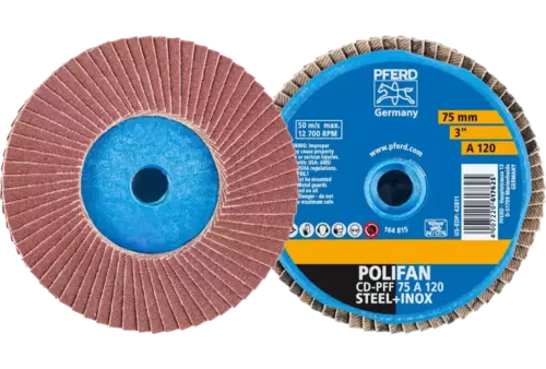 COMBIDISC Mini-POLIFAN Korund CD Ø 75 mm A120 do zastosowań uniwersalnych 1