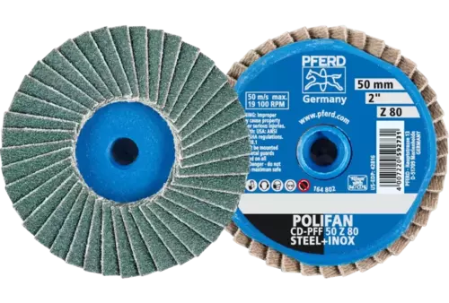 COMBIDISC Zirkon Mini-POLIFAN CD Ø 50 mm Z80 do stali hartowanej 1