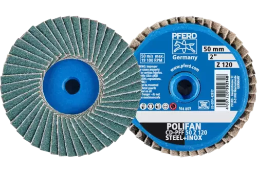 COMBIDISC Zirkon Mini-POLIFAN CD Ø 50 mm Z120 do stali hartowanej 1