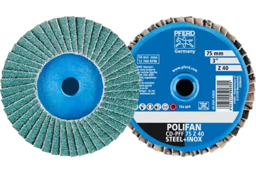 COMBIDISC Zirkon Mini-POLIFAN CD Ø 75 mm Z40 do stali hartowanej 1