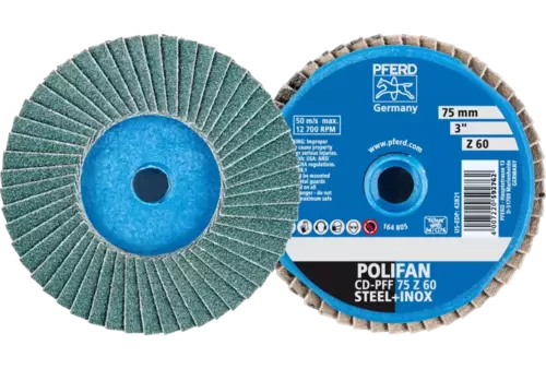 COMBIDISC Zirkon Mini-POLIFAN CD Ø 75 mm Z60 do stali hartowanej 1