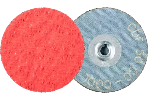 Minitarcza włókninowa COMBIDISC z ziarnem ceramicznym CDF Ø 50 mm CO-COOL36 do stali i stali nierdzewnej 1