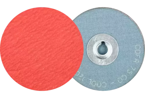 Minitarcza włókninowa COMBIDISC z ziarnem ceramicznym CDF Ø 75 mm CO-COOL120 do stali i stali nierdzewnej 1