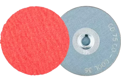 Tarcza ścierna COMBIDISC z ziarnem ceramicznym CD Ø 75 mm CO-COOL36 do stali i stali nierdzewnej 1