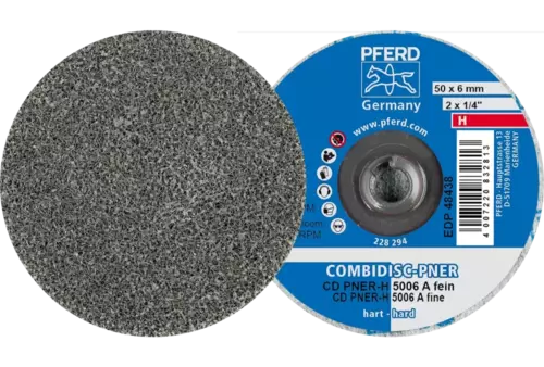 Prasowany wykrój włókninowy COMBIDISC CD PNER Ø 50 mm twardy A drobnoziarnisty do wykańczania 1