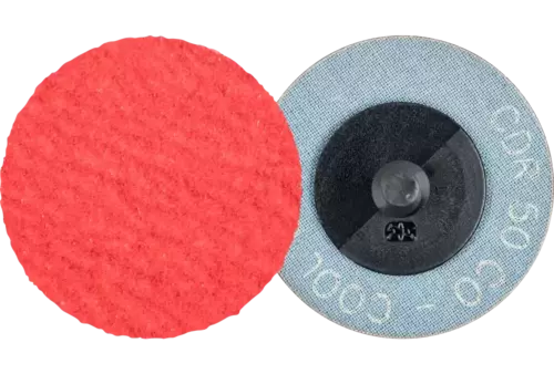 Tarcza ścierna COMBIDISC z ziarnem ceramicznym CDR Ø 50 mm CO-COOL60 do stali i stali nierdzewnej 1