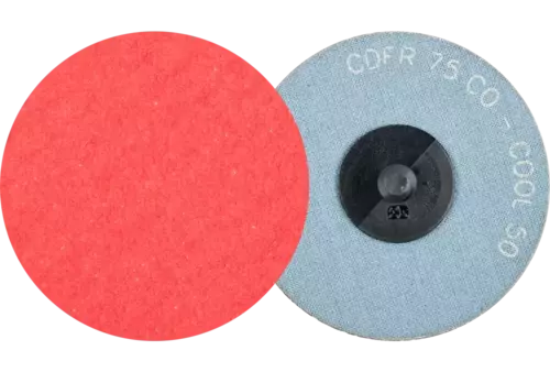 Minitarcza włókninowa COMBIDISC z ziarnem ceramicznym CDFR Ø 75 mm CO-COOL50 do stali i stali nierdzewnej 1