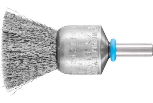 Szczotka pędzelkowa niepleciona INOX-TOTAL PBUIT Ø20 mm trzpień Ø6 mm drut ze stali nierdzewnej Ø0,15 1
