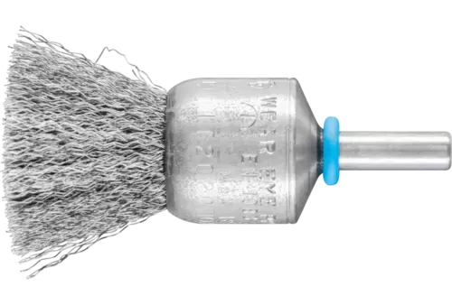 Szczotka pędzelkowa niepleciona INOX-TOTAL PBUIT Ø20 mm trzpień Ø6 mm drut ze stali nierdzewnej Ø0,20 1