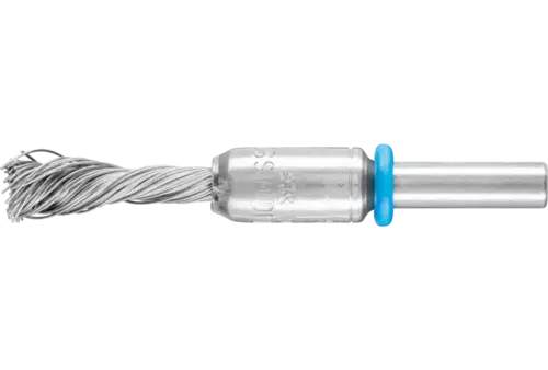 Pleciona szczotka-pędzelek SINGLETWIST INOX-TOTAL PBGSIT Ø10 mm trzpień Ø6 mm drut ze stali nierdzewnej Ø0,35 1