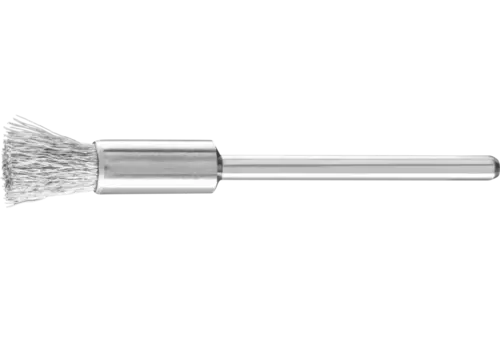 Miniaturowa szczotka-pędzelek PBU Ø5 mm trzpień Ø2,34 mm drut stalowy Ø0,10 1