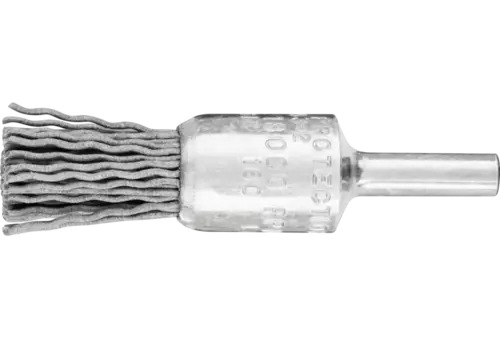 Niepleciona szczotka-pędzelek PBU Ø15 mm trzpień Ø6 mm włókno SiC Ø0,90 ziarno 180 1
