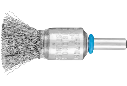 Niepleciona szczotka-pędzelek PBU Ø15 mm trzpień Ø6 mm drut ze stali nierdzewnej Ø0,20 1