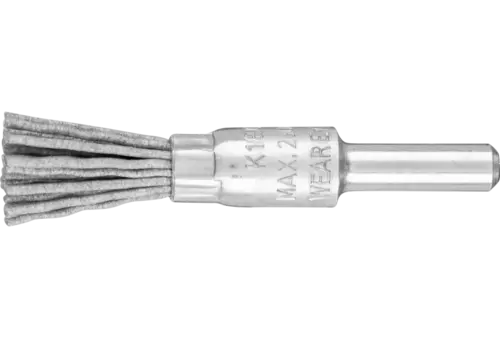 Niepleciona szczotka-pędzelek PBU Ø10 mm trzpień Ø6 mm włókno SiC Ø0,90 ziarno 180 1