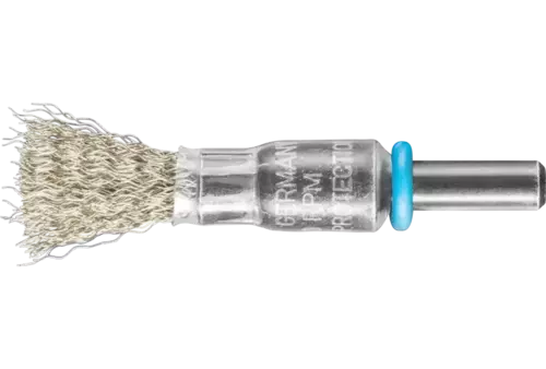 Niepleciona szczotka-pędzelek PBU Ø10 mm trzpień Ø6 mm drut ze stali nierdzewnej Ø0,20 1