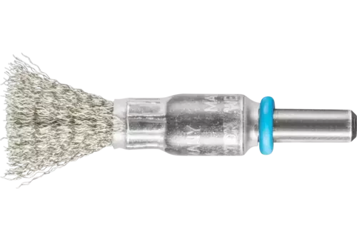 Niepleciona szczotka-pędzelek PBU Ø10 mm trzpień Ø6 mm drut ze stali nierdzewnej Ø0,15 1