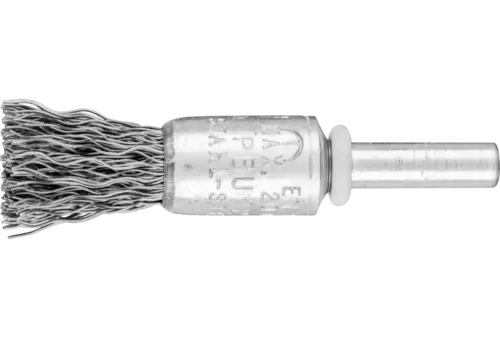 Niepleciona szczotka-pędzelek PBU Ø13 mm trzpień Ø6 mm drut stalowy Ø0,35 1