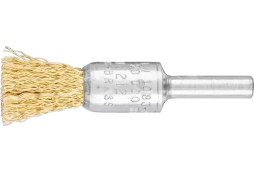 Niepleciona szczotka-pędzelek PBU Ø13 mm trzpień Ø6 mm drut mosiężny Ø0,30 1