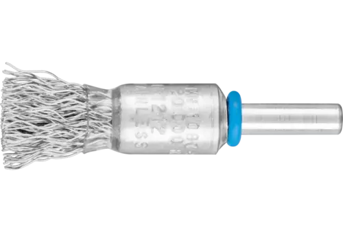 Niepleciona szczotka-pędzelek PBU Ø13 mm trzpień Ø6 mm drut ze stali nierdzewnej Ø0,35 1