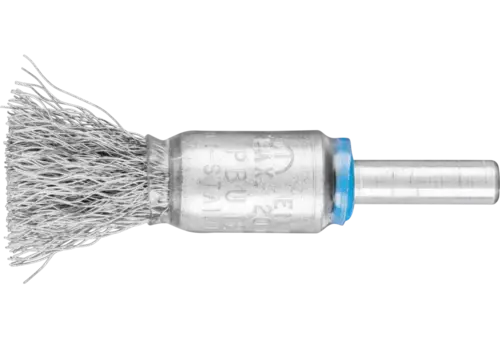 Niepleciona szczotka-pędzelek PBU Ø13 mm trzpień Ø6 mm drut ze stali nierdzewnej Ø0,20 1
