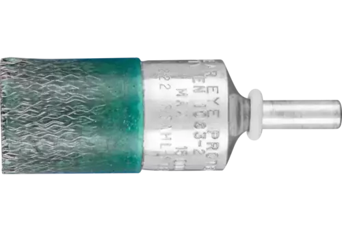 Wulkanizowana szczotka pędzelkowa niepleciona PBV Ø 22 mm trzpień Ø 6 mm drut stalowy Ø 0,25 1