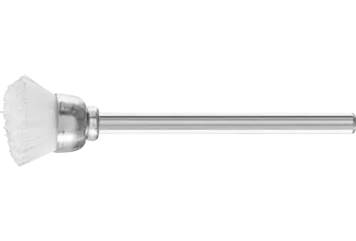 Miniaturowa szczotka garnkowa TBU Ø15 mm trzpień Ø3 mm włosie z tworzywa sztucznego Ø0,15 1