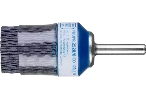 SZCZOTKI KOMPOZYTOWE pędzelkowe FLEX RBUP Ø 25 mm, trzpień Ø 6 mm, włókno ceramiczne Ø 1,00 mm, ziarno 120, stacjonarne 1