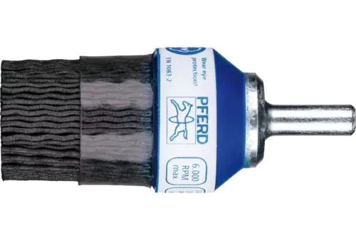SZCZOTKI KOMPOZYTOWE pędzelkowe FLEX RBUP Ø 38 mm, trzpień Ø 6 mm, włókno ceramiczne Ø 1,00 mm, ziarno 120, stacjonarne 1