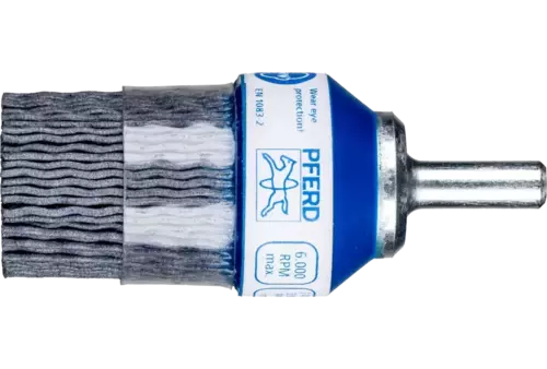 SZCZOTKI KOMPOZYTOWE pędzelkowe FLEX RBUP Ø 28 mm, trzpień Ø 6 mm, włókno SiC Ø 1,00 mm, ziarno 120, stacjonarne 1