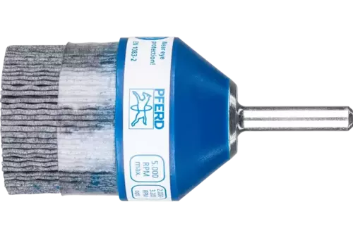 SZCZOTKI KOMPOZYTOWE pędzelkowe FLEX RBUP Ø 38 mm, trzpień Ø 6 mm, włókno SiC Ø 1,00 mm, ziarno 120, stacjonarne 1