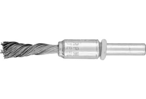 Pleciona szczotka-pędzelek SINGLETWIST PBGS Ø10 mm trzpień Ø6 mm drut stalowy Ø0,35 mm 1
