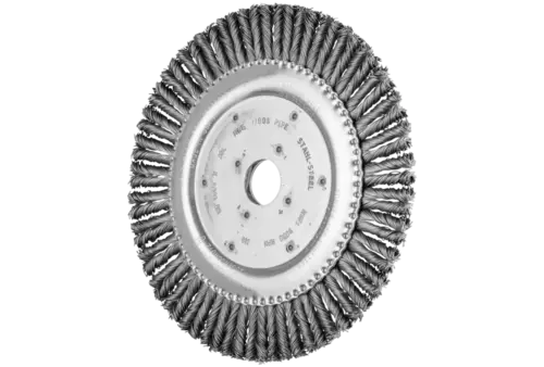 Szczotka pleciona COMBITWIST PIPELINE RBG Ø 178 × 6x22,2 mm, drut ze stali nierdzewnej Ø 0,50 mm do szlifierki kątowej 1