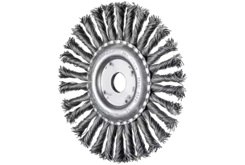 Szczotka tarczowa pleciona COMBITWIST RBG Ø 178 × 13 × 22,2 mm, drut stalowy Ø 0,80 mm do szlifierki kątowej 1