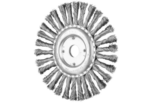Szczotka tarczowa pleciona COMBITWIST RBG Ø 178 × 13 × 22,2 mm, drut stalowy Ø 0,50 mm do szlifierki kątowej 1